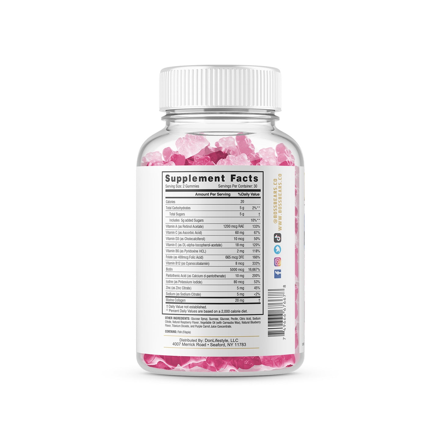 Hair Skin & Nails W/ Marine Collagen